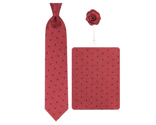 ست کراوات دستمال جیب گل کت مدل GF-PO230-BE
