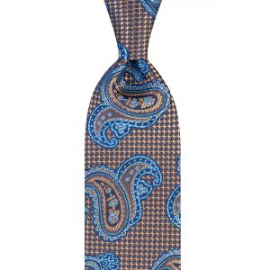 ست کراوات دستمال جیب گل کت مدل GF-PA345-BR&BL