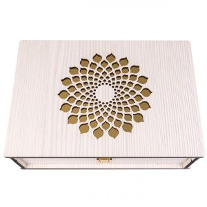 ست کامل کادویی کراوات دستمال جیب گل کت دکمه سردست و گیره مدل GF-PA318-DB
